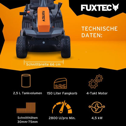 FUXTEC FX-RMR66 Aufsitzrasenmäher
