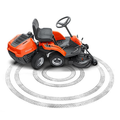 HUSQVARNA R 112C Frontmäher inkl. Mähdeck Combi 85