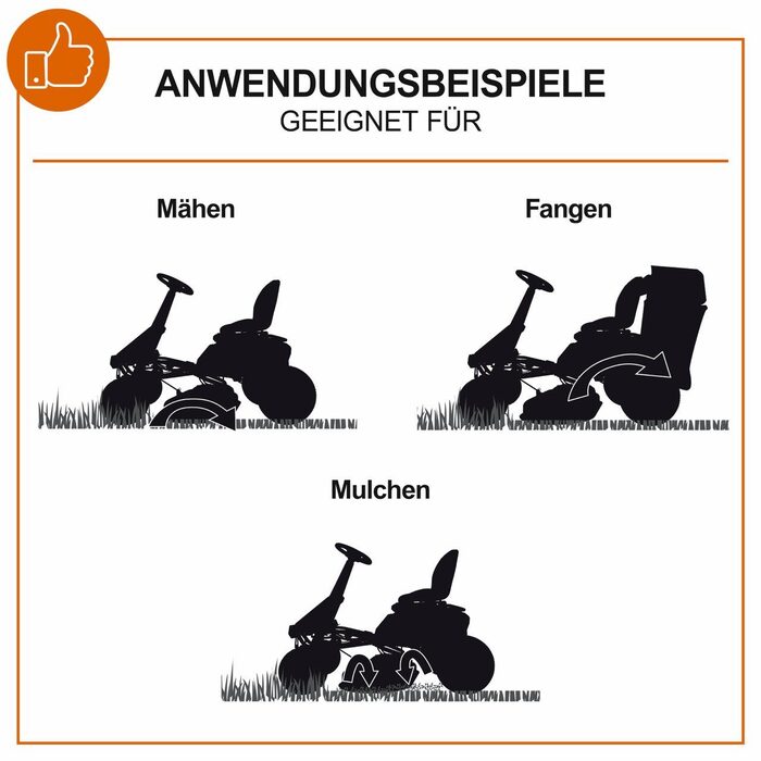 IXES IX-ERT-920E Akku-Aufsitzrasenmäher