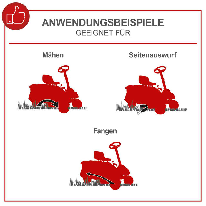 SCHEPPACH MR225-61 Aufsitzrasenmäher