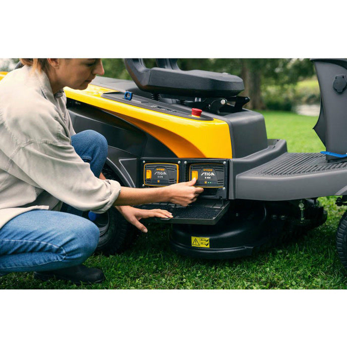 STIGA Swift 372e Akku-Rasentraktor – Experience