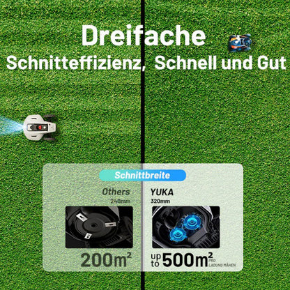 MAMMOTION YUKA 1500 Mähroboter Ohne Kehrmaschinen-Kit