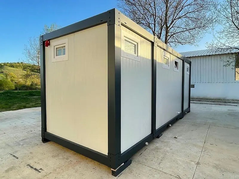 Contenedor sanitario, 6 x (inodoro + lavabo) 240×600